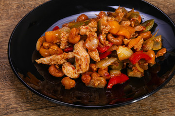 Roasted pork with vegetables