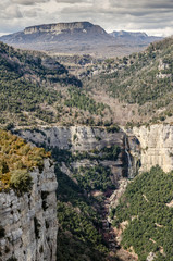 Fototapeta na wymiar Paisaje del espacio natural de Collsacabra durante el otoño (Cataluña, España).
