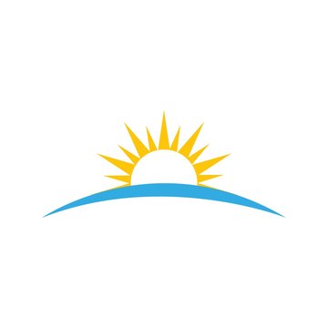 sun ilustration logo