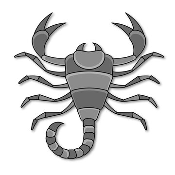 Scorpion background Can Be Used As A Print For T'shirts, Bags, Cards And Posters.