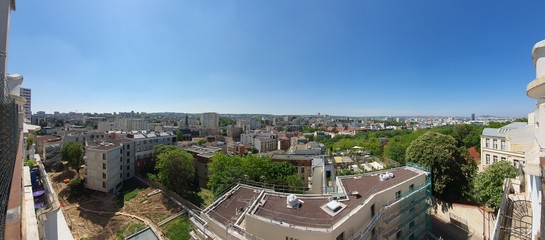 Vue panoramique d'une ville