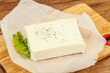 Greek cheese feta, still-life