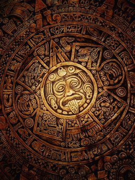 La Pierre du Soleil ou calendrier Azt&egrave;que
