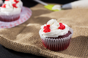 Red velvet cupcake
