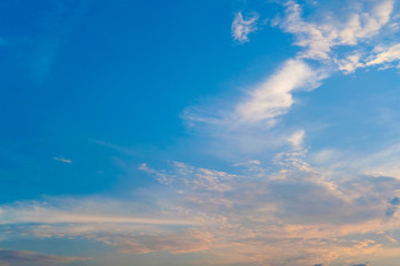 blue sky with white cloud