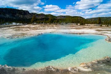 Inviting Hot Spring in Yellowstone