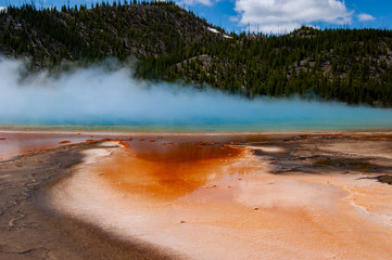 Deep Ornage from a Hot Spring