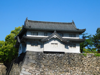 Fototapeta na wymiar 大阪城の乾櫓(いぬいやぐら,重要文化財)