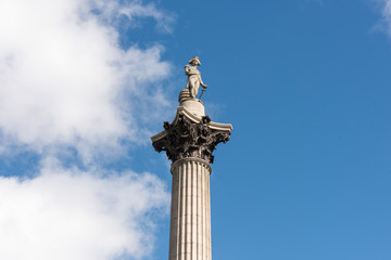Nelson's column, Trafalgar Square, London