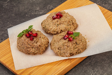 Georgian cuisine - pkhali from beans