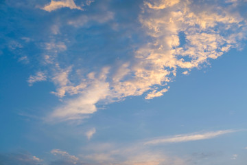 Fototapeta na wymiar blue sky with white cloud