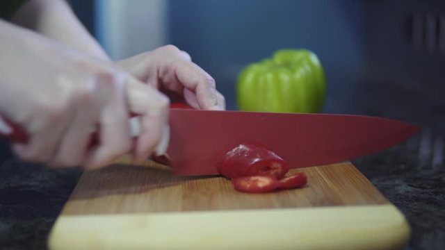 Slice red Vegetables 
