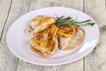Georgian cuisine - khinkali with meat