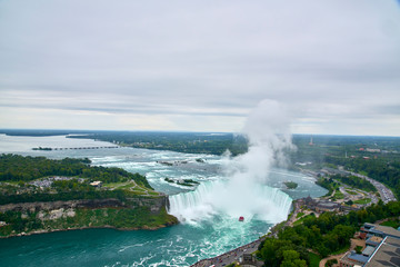 niagara falls from the air