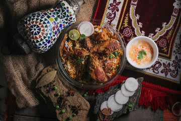 Chicken Biryani Indian Royal Food