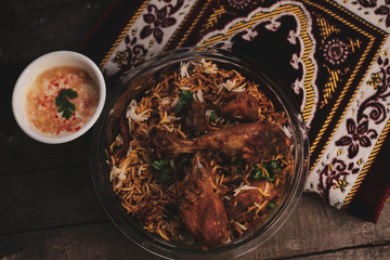 Chicken Biryani Indian Royal Food