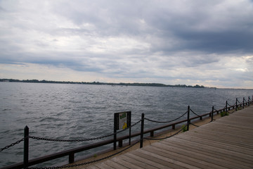 Obraz premium pier in the sea