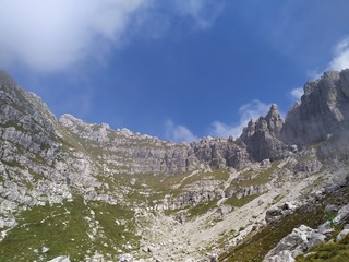 mountain landscape in the alps