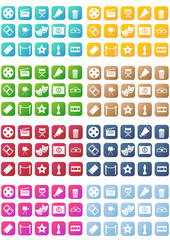 cinema icon set