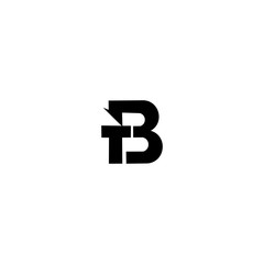 Obraz premium TB BT Letter Logo Design Template