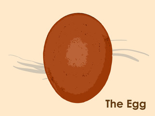 chocolate easter egg with yellow ribbon