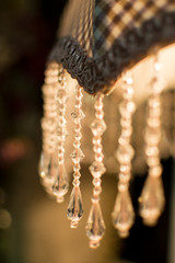 chandelier in the night