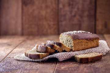 gluten-free vegan cake or added animal products. Vegan lifestyle.