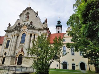 Zwiefalter Muenster with park surrounding place of worship