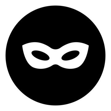 Mask simple icon. Flat desing