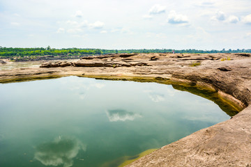 Sam Phan Bok, natural rock pool reef,The Grand Canyon of Thailand, Unseen tourism destination of Thailand, Ubonratchathani Province