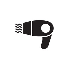 hair dryer icon vector symbol template design trendy
