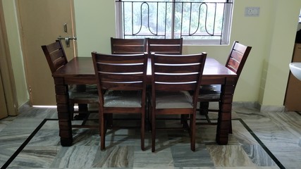 Dining Table of a middle class Indian family