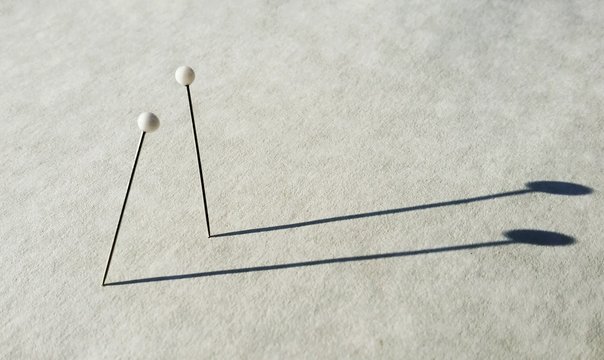 Straight Pins On Table