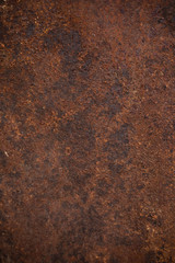 Rusty and decomposed sheet metal background