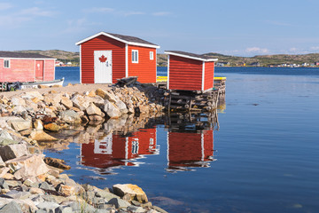 The fishing village of Tilting, Fogo Island, Newfoundland and Labrador, Canada