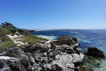 Ocean view from the shore