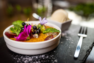 dessert Creme brulee