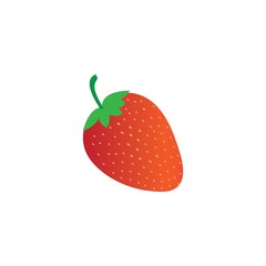 strawberry logo vector design
