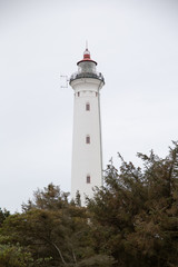 Fototapeta na wymiar The Lyngvig lighthouse in Denmark