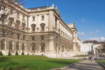 Obraz premium The Burggarten park in Vienna, Austria