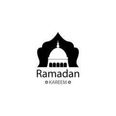 Ramadan logo template vector icon design