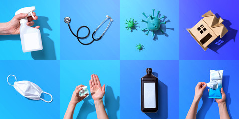 Prevent virus and germs - healthcare and hygiene concept