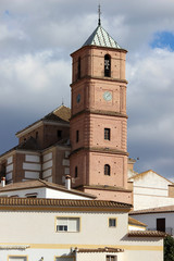 Iglesia de Casabermeja, pueblo de la provincia de Málaga 