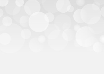 abstract gray bokeh lights effect background. vector illustration.