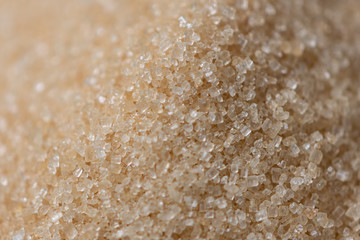 detail of brown sugar grains