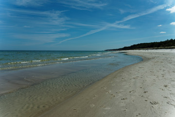 On the beach. Dębki Poland.