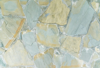 Background from natural stone slabs of various shapes