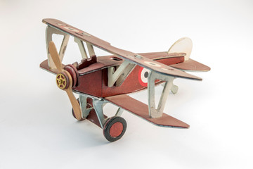 toy wooden plane