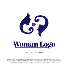 Logo Template Beauty woman