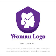Logo Template Beauty woman